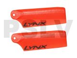   LX60331   Lynx Heli 130 X - Lynx Plastic Tail Blade 33 mm - Orange 